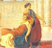 Valentine Cameron Prinsep Prints The Death of Cleopatra oil painting
